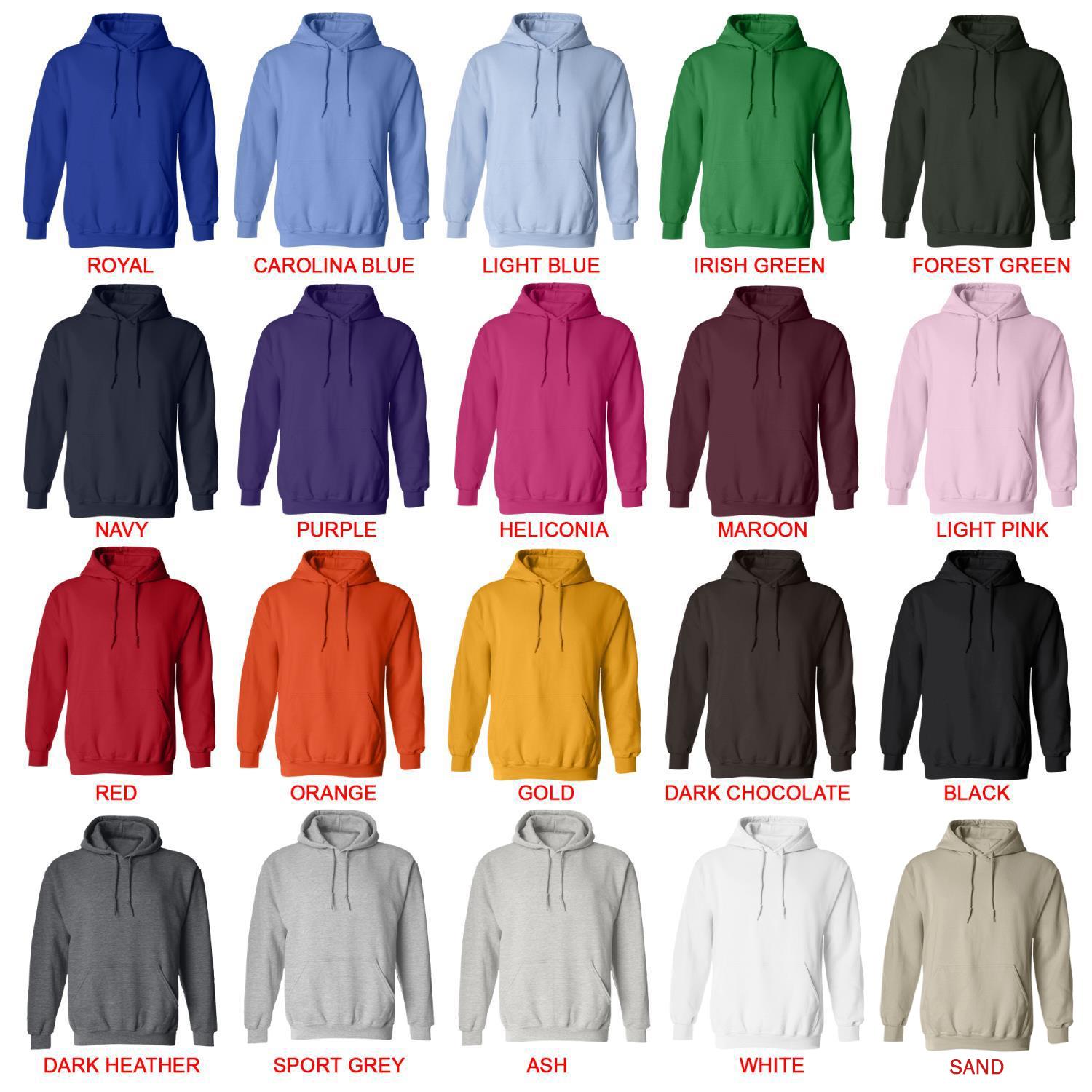 hoodie color chart - Chicken Little Store