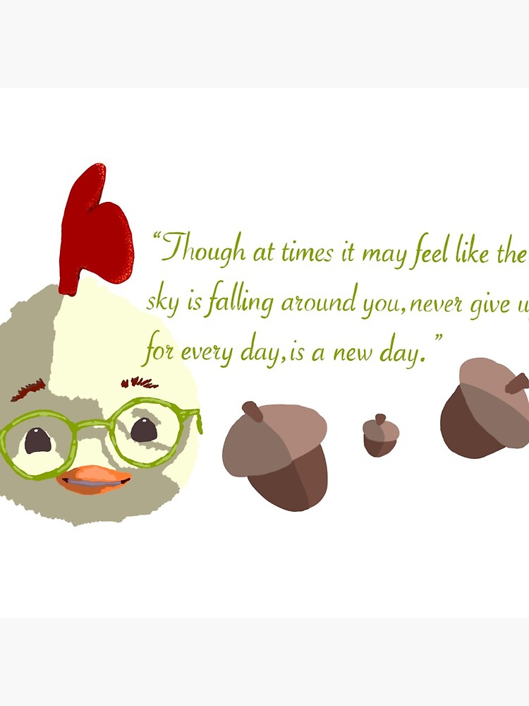 Hot Movie Chicken Little Quote Tapestry - Image 2