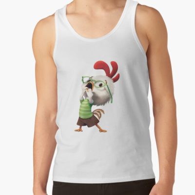 Hot Movie Chicken Little Sticker Tank Top