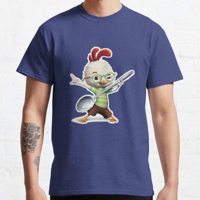 Chicken Little Dancing Sticker T-shirt