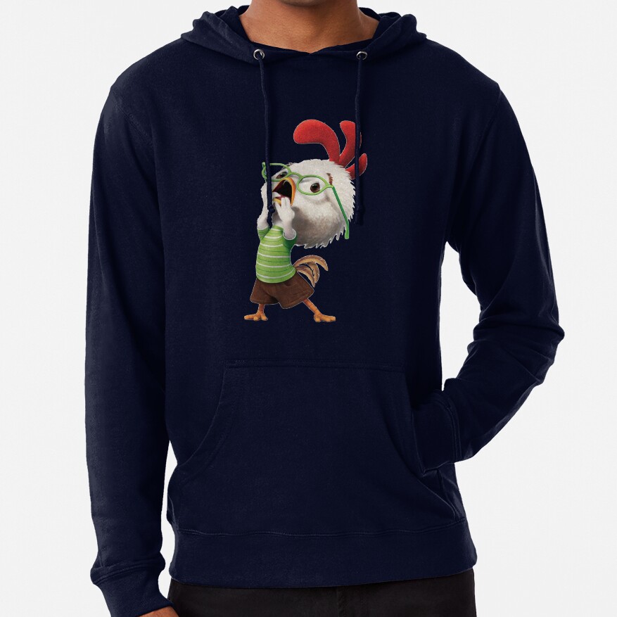 Best Movie Chicken Little Sticker Hoodie - Image 5