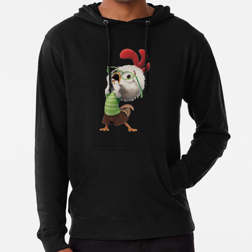 Best Movie Chicken Little Sticker Hoodie - Image 3