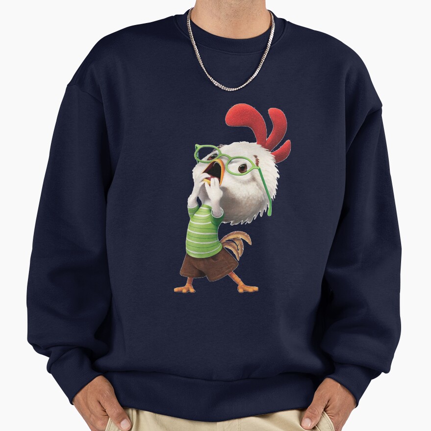 Hot Movie Chicken Little Sticker Sweatshirt - Image 5