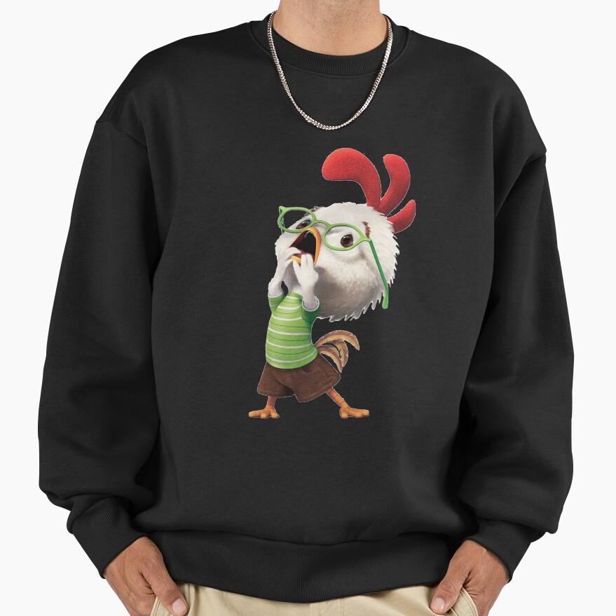 Hot Movie Chicken Little Sticker Sweatshirt - Image 3