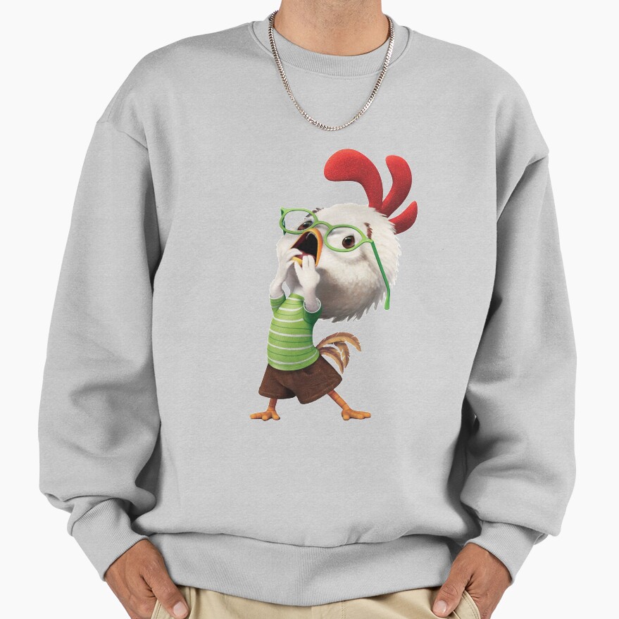 Hot Movie Chicken Little Sticker Sweatshirt