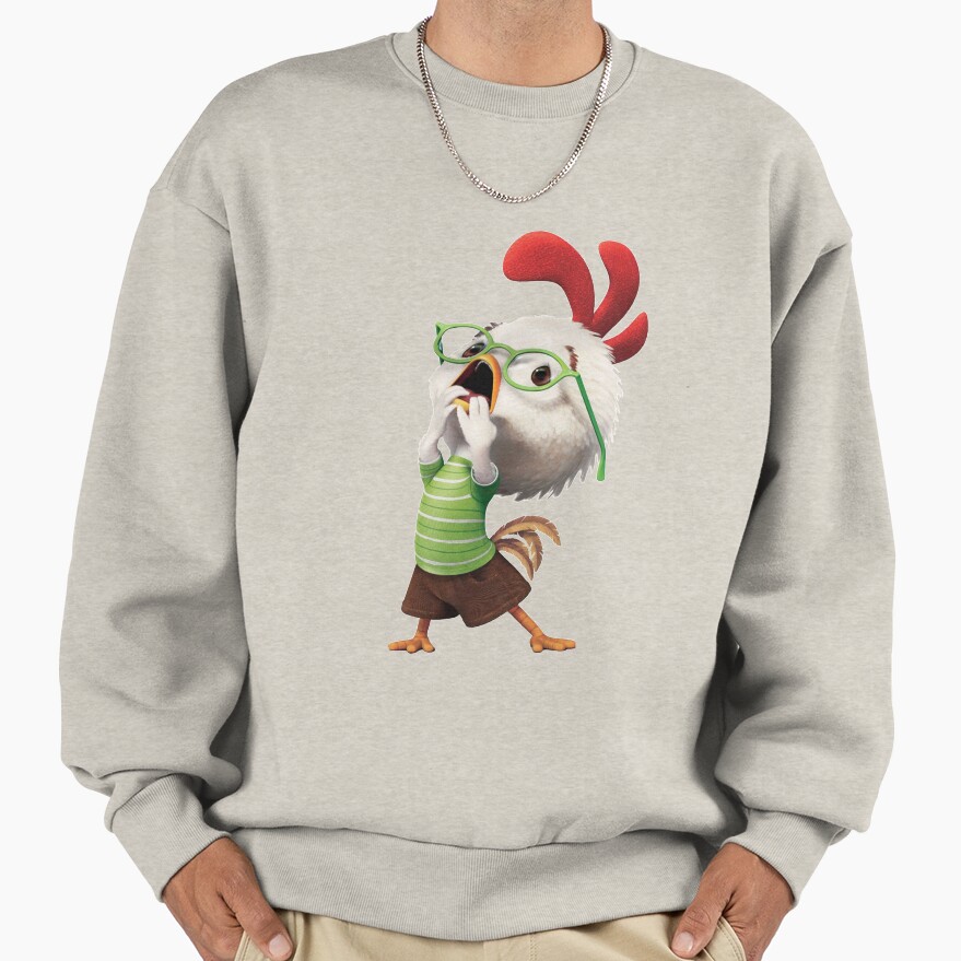 Hot Movie Chicken Little Sticker Sweatshirt - Image 4
