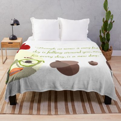 Hot Movie Chicken Little Quote Throw Blanket