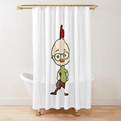 New Collection Chicken Little Retro Shower Curtain