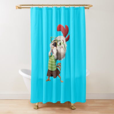 New Design Chicken Little Sticker Shower Curtain