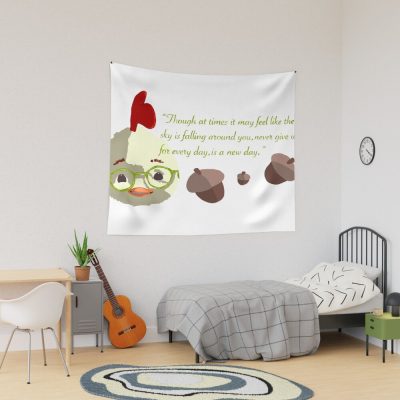 Hot Movie Chicken Little Quote Tapestry